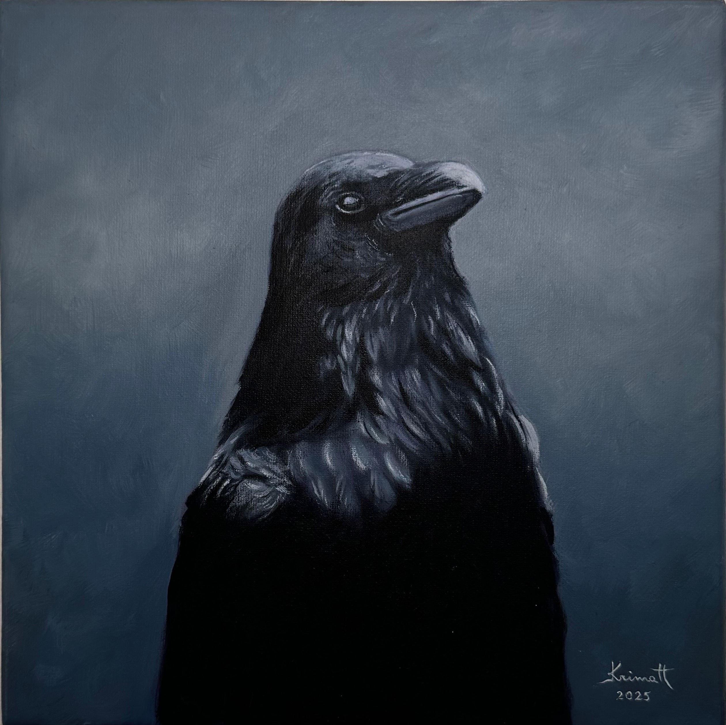 Pintura óleo KRIMATT Santiago — ardilla rama