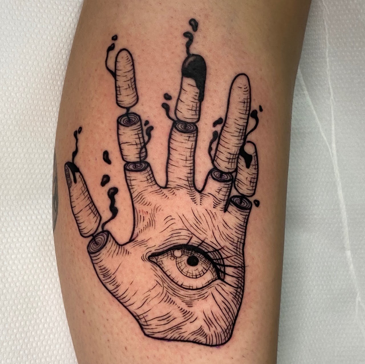 Tatuaje black grey Santiago