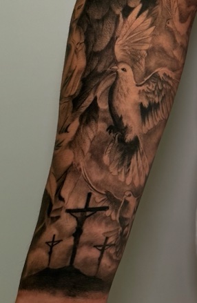 Tatuaje black Santiago