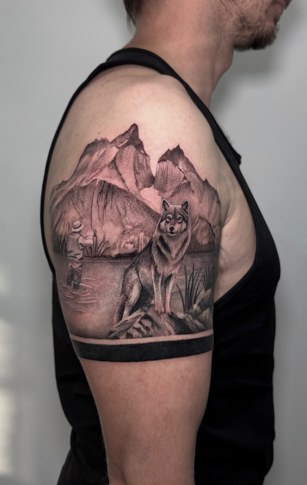 Tatuaje black Santiago