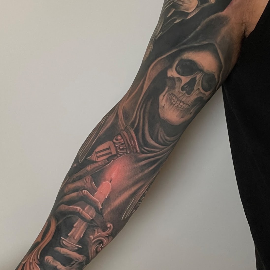 Tatuaje black Santiago