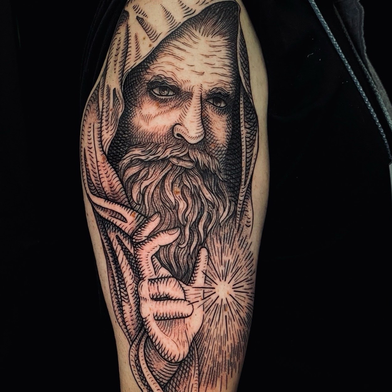 Tatuaje black Santiago