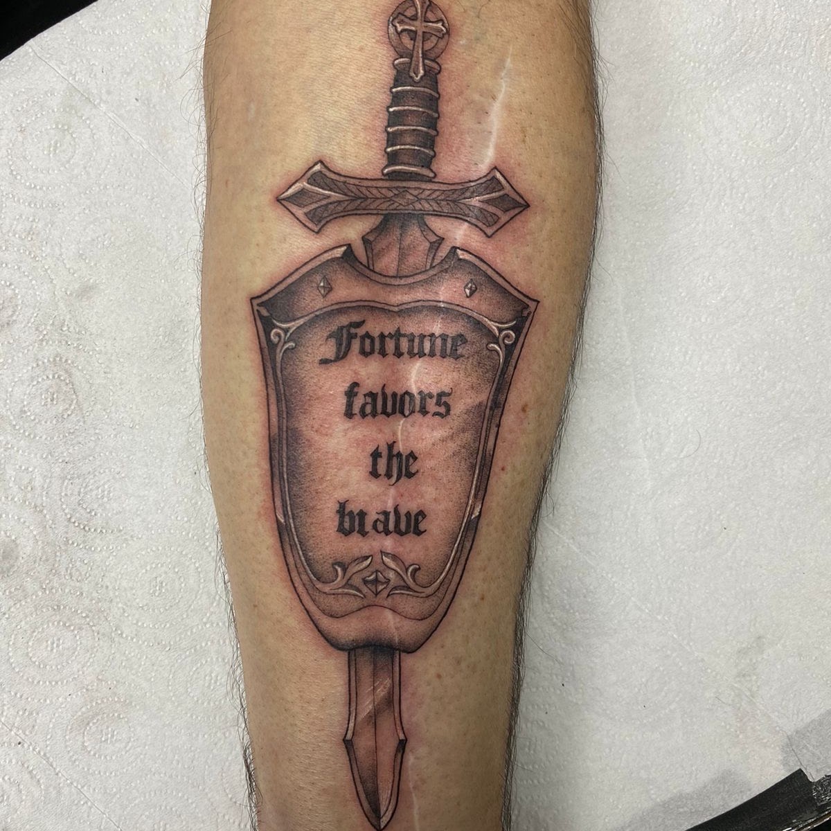 Tatuaje black Santiago