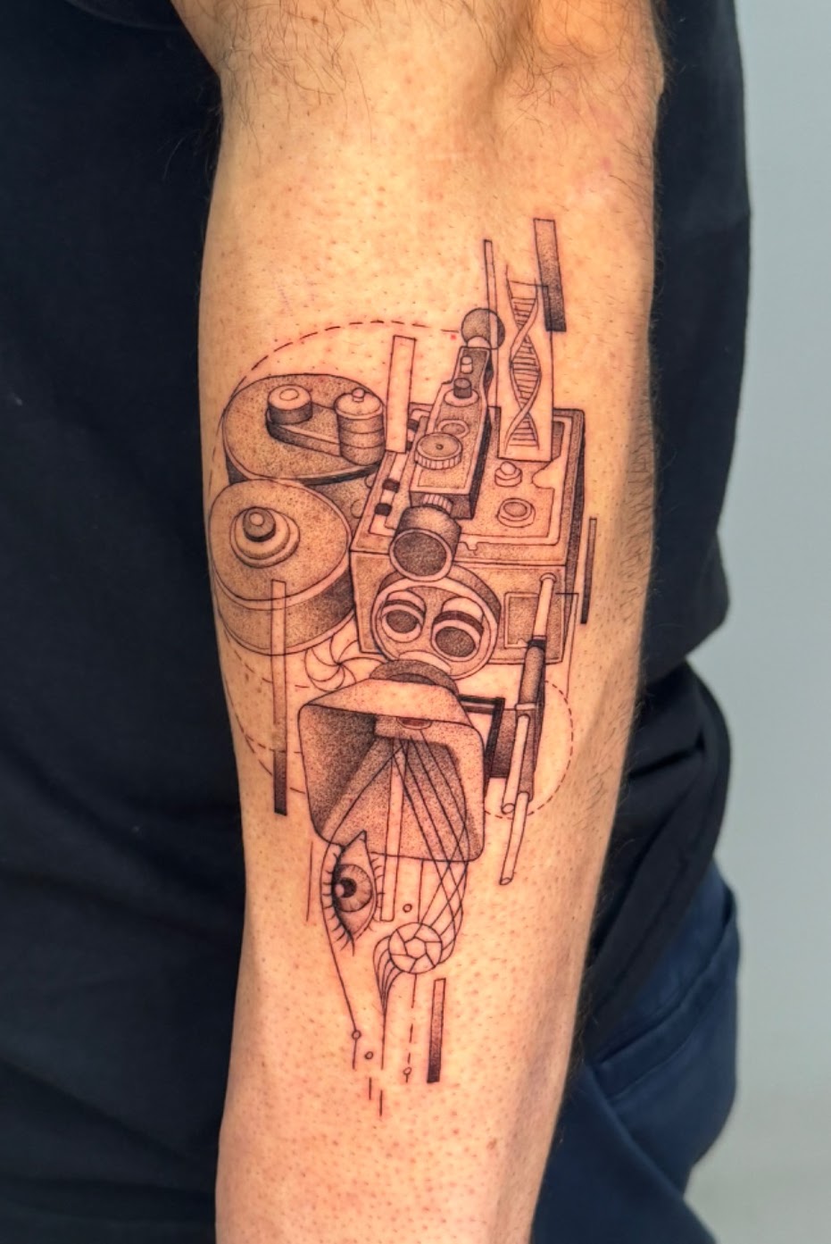 Tatuaje black Santiago