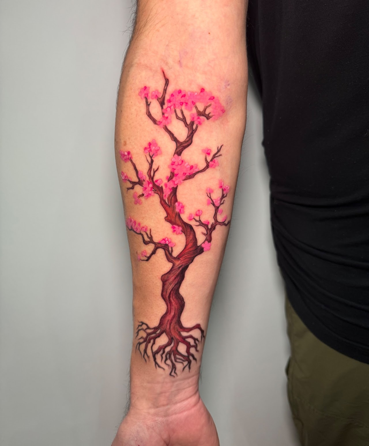 Tatuaje color Santiago