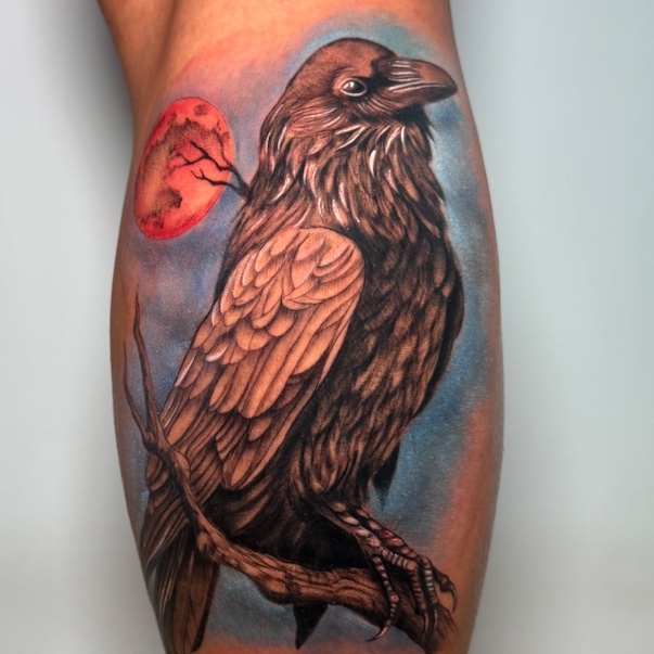 Tatuaje color Santiago