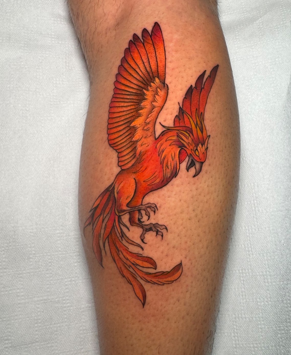 Tatuaje color Santiago